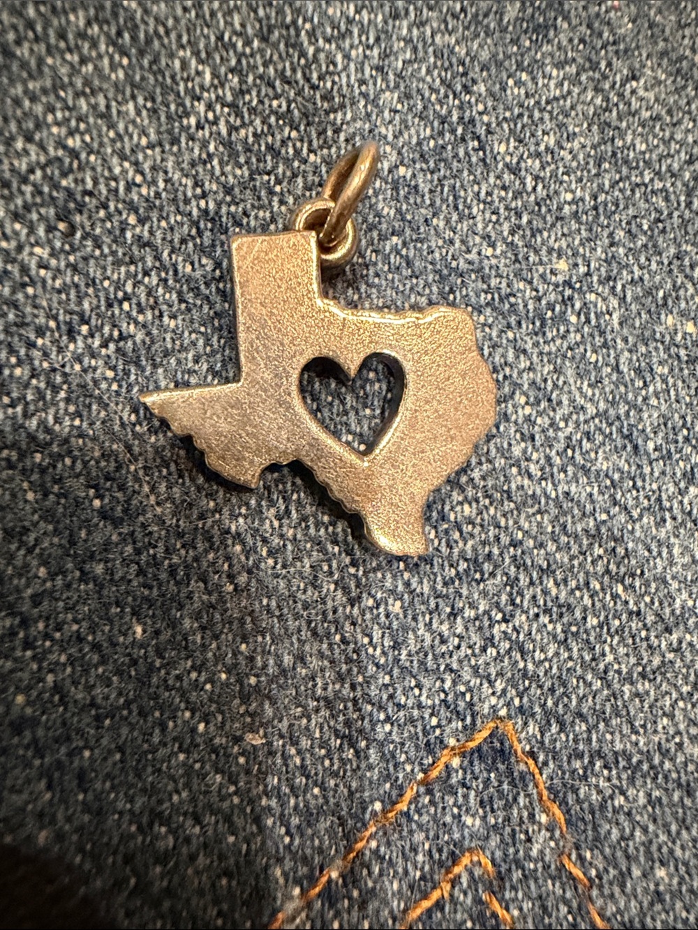 James Avery retired sterling silver Deep in the Heart of Texas charm